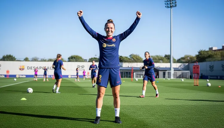 Claudia Pina from FC Barcelona has been awarded Player of the Month for November in Liga F Moeve. She played four matches, scored two goals and gave three assists.