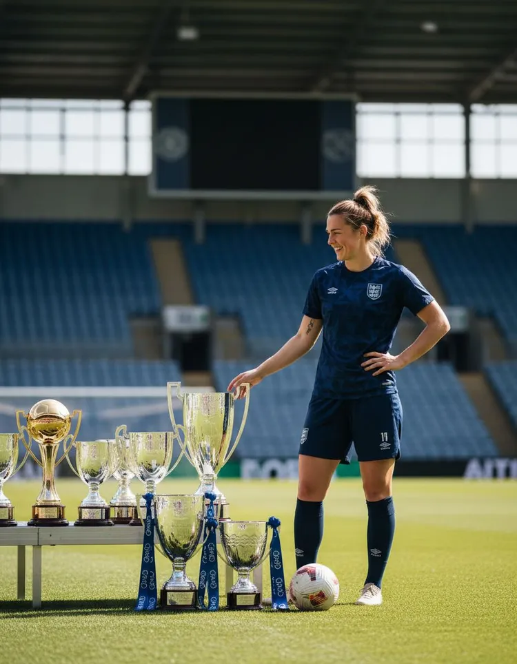 Mary Earps is a leading figure in women's football known for her skill and dedication. She has grown from a youth player to an international star and a voice for equality in sports.