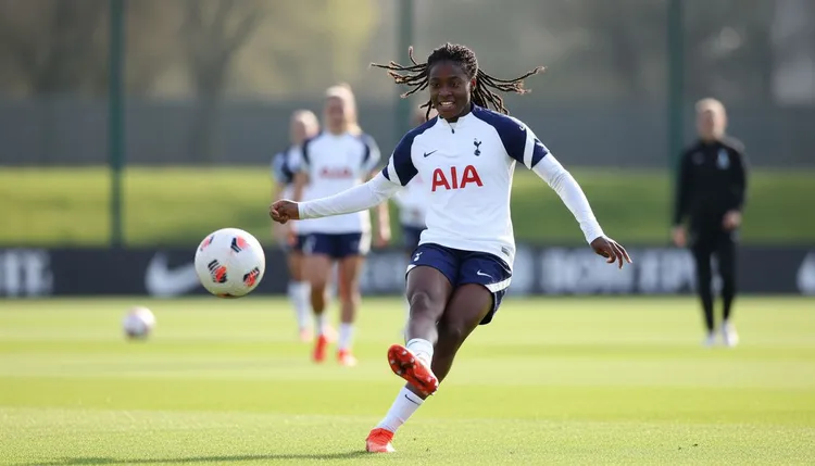 Tottenham midfielder Drew Spence has signed a new long-term contract. She is happy to continue growing with the team.