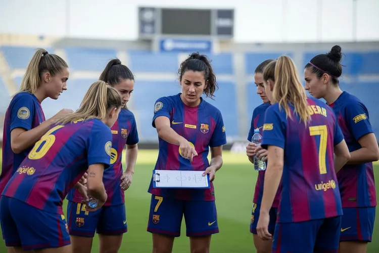 Barça Femení ended their Liga F season with a 5-1 win over Badalona Women. Ewa Pajor, Pina, Carla Julià, Vicky, and Brugts scored for the team.