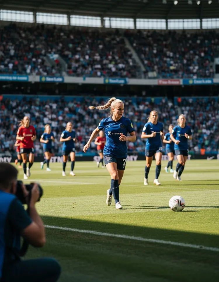 FC Bayern München's women's team beat Hamburger SV 6-0 at home. This win keeps their unbeaten run in the Bundesliga going.