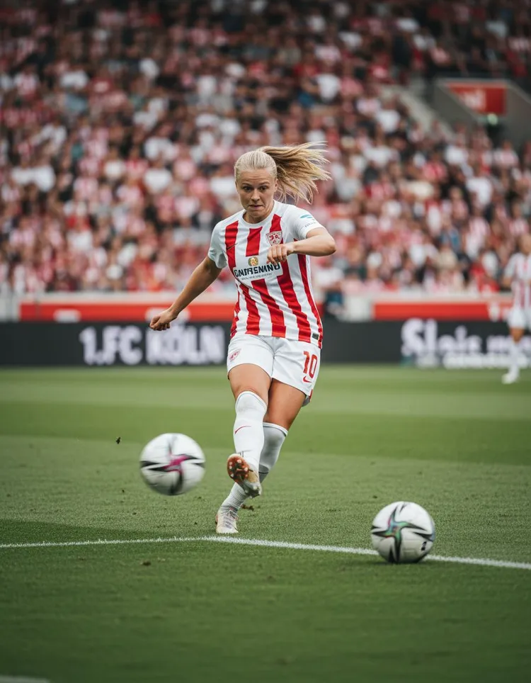 Jena won 1-0 against Köln in a close match. Isabella Jaron scored the only goal from a penalty.