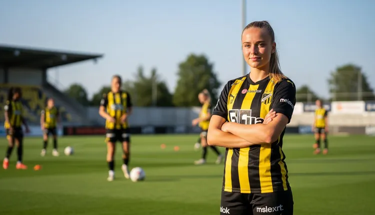 BK Häcken has signed 18-year-old forward Tilde Karlsson for the new season. The move gives her a chance to train with top players and grow her game.