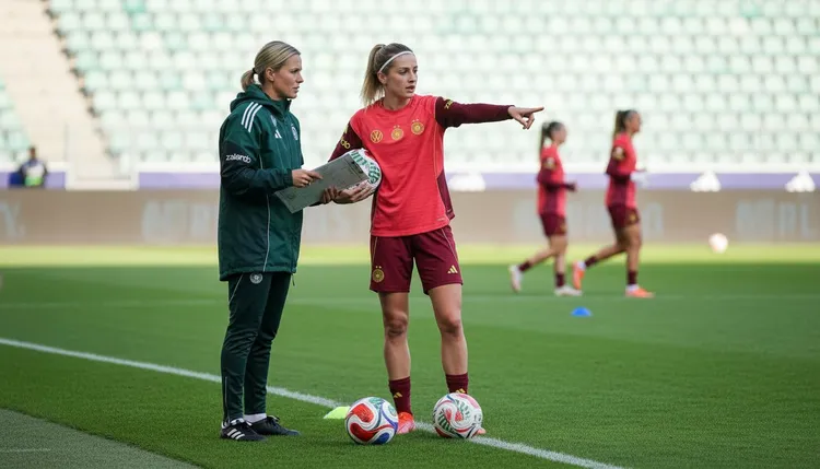 Kathrin Hendrich talks about her time in women's football. She shares fun stories and her plans for the 2026 World Cup.