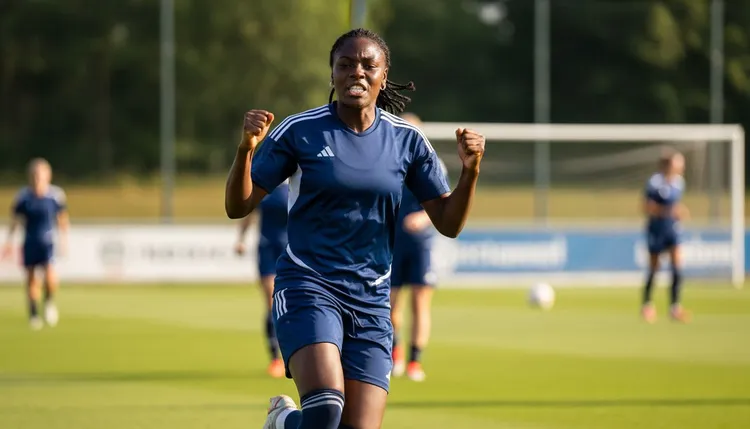 Eintracht Frankfurt's women's team is in fifth place in the Bundesliga. They hope to climb higher after a good win.