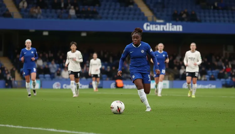 Chelsea beat West Ham 5-0 in the Women’s Super League. Sandy Baltimore scored twice as Chelsea stayed in the title race.