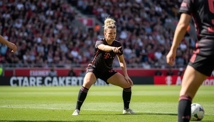 FC Bayern Munich's women's team leads the Frauen-Bundesliga. Player Linda Dallmann talks about their success and changes at the club.