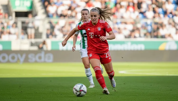 Georgia Stanway will leave Bayern Munich after this season. The team plans for titles with new players.