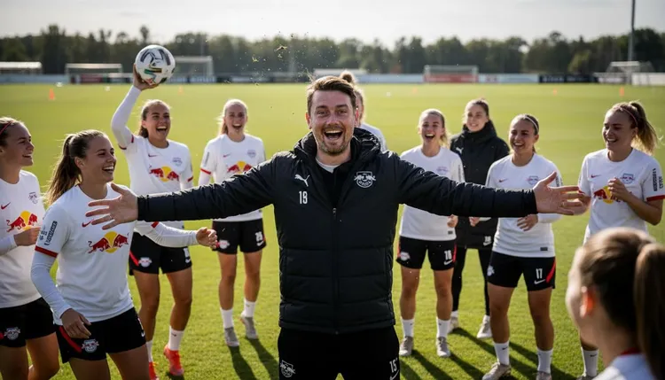 RB Leipzig's women's team has lost six games in a row. Coach Jonas Stephan stays positive as they get ready for big matches.
