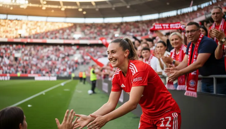 Katharina Naschenweng has signed a new deal with FC Bayern Munich until 2028. This move shows how key she is to the team.