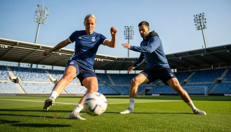 FC Carl Zeiss Jena is working hard to stay in the Bundesliga. Sports Director Isabelle Knipp sees good changes ahead.