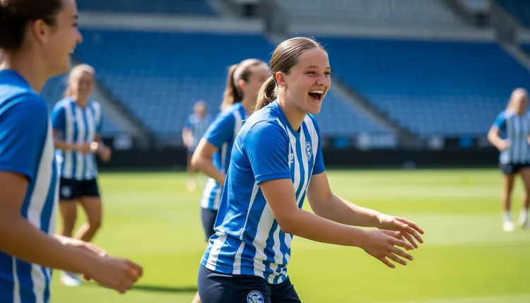 1. FC Köln has made a significant addition to its team by signing Lina Szaraz, a promising defender from the German U19 national team. The 17-year-old has committed to the club until summer 2028.