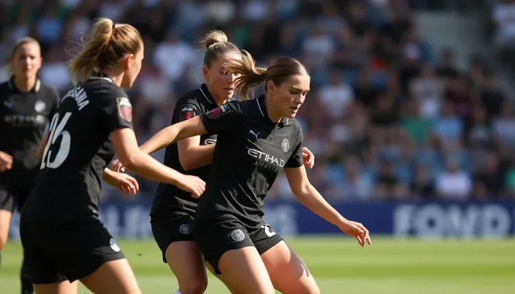 Manchester City leads the Women's Super League. They have a long winning streak.