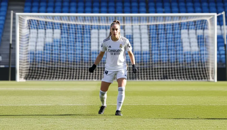 Athenea del Castillo earned Player of the Month for January in Liga F. She got the trophy before her team's match against RCD Espanyol.
