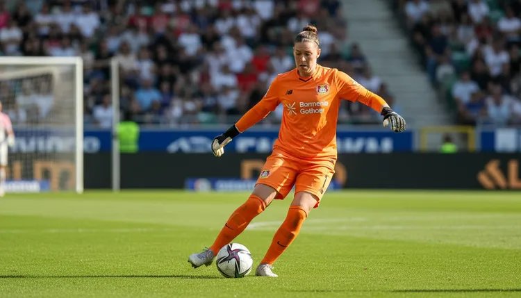 Bayer Leverkusen's captain Friederike Repohl has a knee injury. She will be out for at least two months.