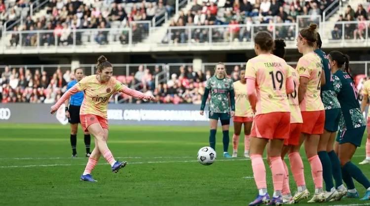 The Portland Thorns opened the 2026 NWSL season with a resilient road victory over the Washington Spirit, secured by a decisive Olivia Moultrie strike.