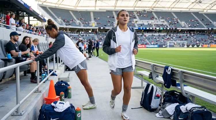 Angel City captures the National Women's Soccer League lead following a historic win, fueled by Sveindís Jónsdóttir's offensive performance.