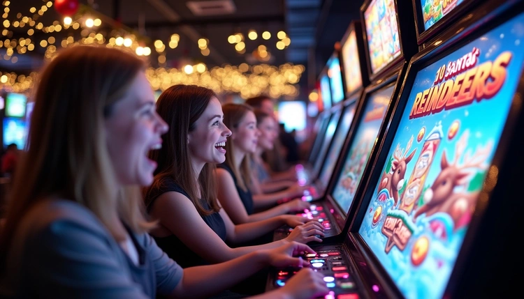 Celebrate the holidays early with Vinn's latest offering, 10 Santa's Reindeers by Push Gaming, packed with vibrant graphics and entertaining features.