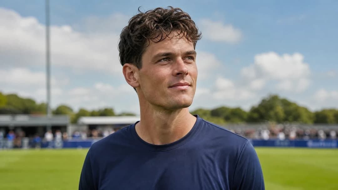 Christian Nørgaard on the Everton training ground, contemplating his new journey.