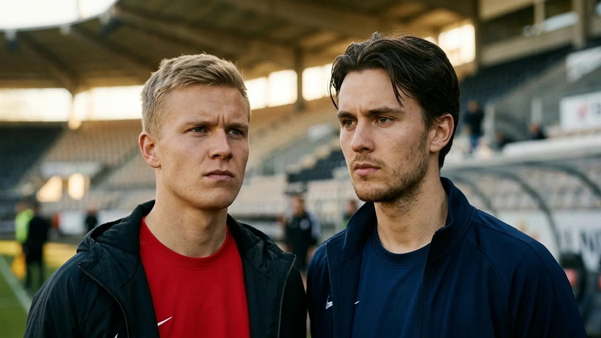 Sander Kilen and Emil Breivik focused before a match.