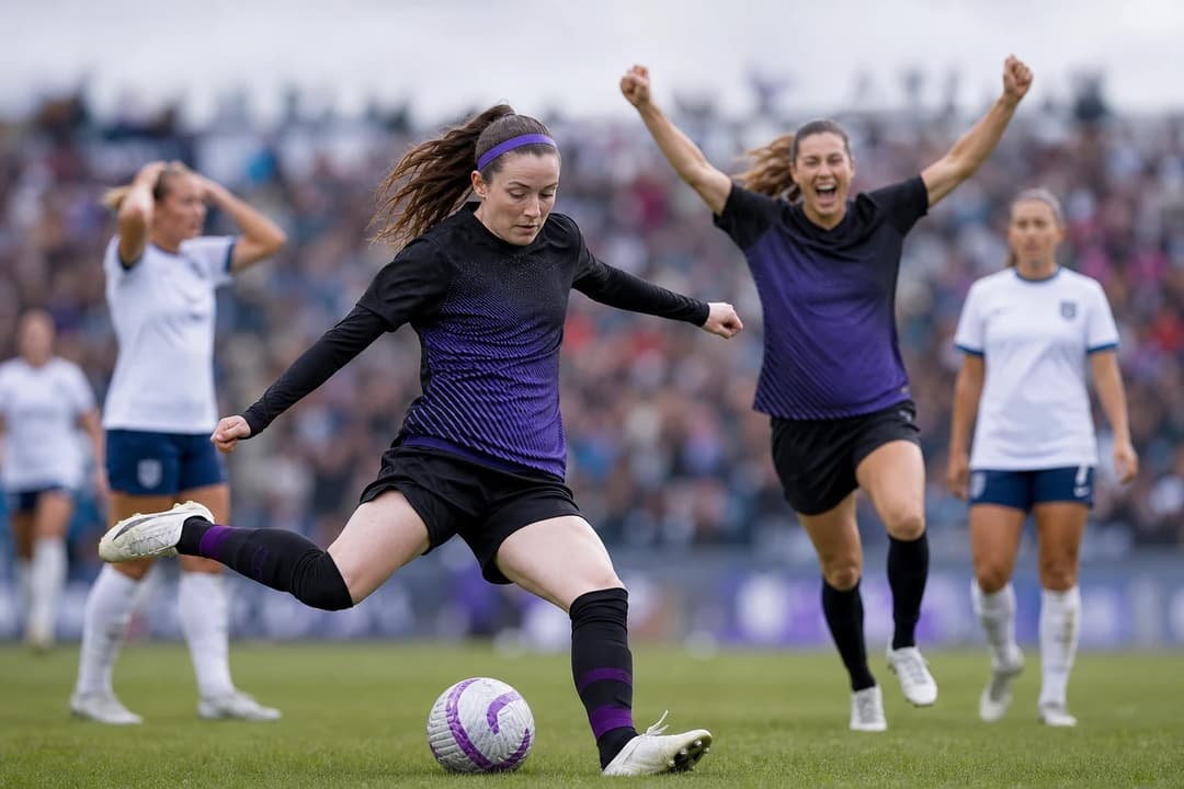 Gotham FC players celebrate their comeback during a match against Seattle Reign.