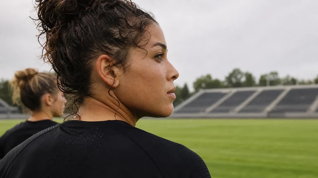 Gotham FC players reflecting after their victory over Kansas City Current.